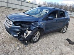 Salvage cars for sale from Copart Lawrenceburg, KY: 2018 Ford Escape SE
