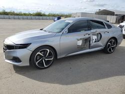 Salvage cars for sale at Fresno, CA auction: 2022 Honda Accord Sport