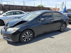 Salvage cars for sale from Copart Wilmington, CA: 2015 Honda Civic EX