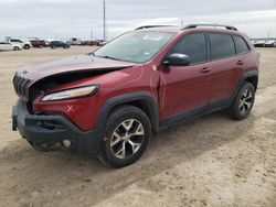 Jeep Cherokee salvage cars for sale: 2017 Jeep Cherokee Trailhawk