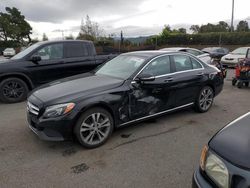 Mercedes-Benz C 300 4matic Vehiculos salvage en venta: 2015 Mercedes-Benz C 300 4matic