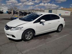 Honda Civic salvage cars for sale: 2015 Honda Civic LX