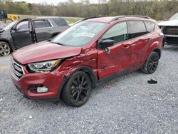 Salvage cars for sale from Copart Cartersville, GA: 2017 Ford Escape SE