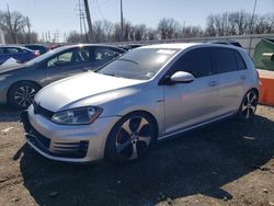 Salvage cars for sale from Copart Columbus, OH: 2016 Volkswagen GTI S/SE