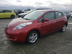 Nissan Leaf SV salvage cars for sale: 2012 Nissan Leaf SV