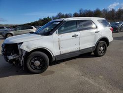 Salvage cars for sale at Brookhaven, NY auction: 2017 Ford Explorer Police Interceptor