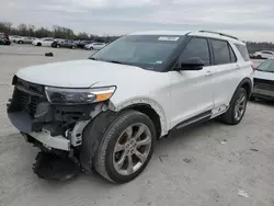 Salvage cars for sale at Cahokia Heights, IL auction: 2020 Ford Explorer Platinum