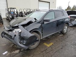 Salvage cars for sale at Woodburn, OR auction: 2015 Toyota Rav4 LE