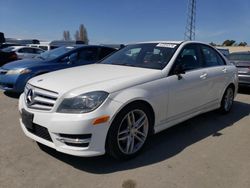 Vehiculos salvage en venta de Copart Hayward, CA: 2013 Mercedes-Benz C 250