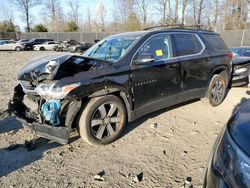 Salvage cars for sale at Waldorf, MD auction: 2019 Chevrolet Traverse LT