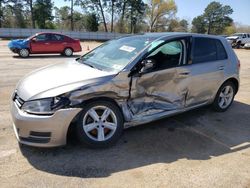 Salvage cars for sale from Copart Longview, TX: 2017 Volkswagen Golf S