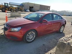 Chevrolet salvage cars for sale: 2012 Chevrolet Cruze ECO