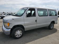 Ford salvage cars for sale: 2002 Ford Econoline E350 Super Duty Wagon