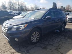 Salvage cars for sale from Copart Portland, OR: 2015 Subaru Outback 2.5I Premium