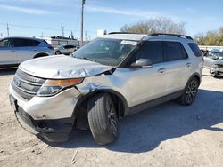 Ford Explorer salvage cars for sale: 2015 Ford Explorer XLT