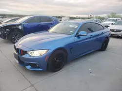 Salvage cars for sale at Grand Prairie, TX auction: 2017 BMW 430I Gran Coupe