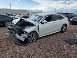 Honda salvage cars for sale: 2022 Honda Civic LX