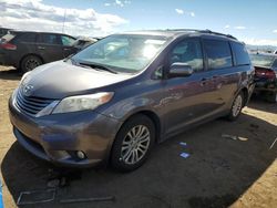 Toyota salvage cars for sale: 2011 Toyota Sienna XLE