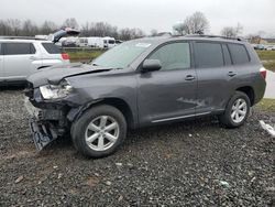 Salvage cars for sale from Copart Hillsborough, NJ: 2009 Toyota Highlander