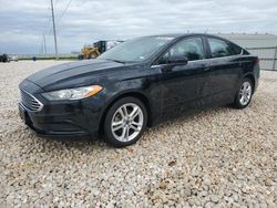 Salvage cars for sale from Copart New Braunfels, TX: 2018 Ford Fusion SE