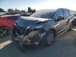 Toyota Sienna LE salvage cars for sale: 2021 Toyota Sienna LE
