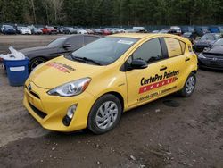 Salvage cars for sale at Graham, WA auction: 2015 Toyota Prius C