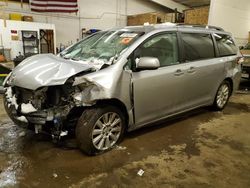 Salvage cars for sale at Ham Lake, MN auction: 2014 Toyota Sienna LE