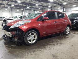 Nissan Leaf SV salvage cars for sale: 2012 Nissan Leaf SV