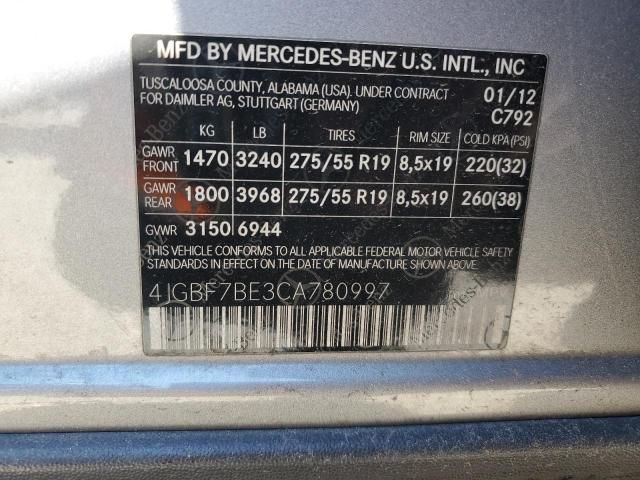 2012 Mercedes-Benz GL 450 4matic