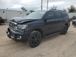 Salvage cars for sale from Copart Oklahoma City, OK: 2018 Toyota Sequoia SR5