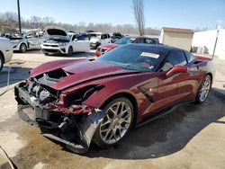 Salvage cars for sale at Louisville, KY auction: 2016 Chevrolet Corvette Stingray Z51 3LT