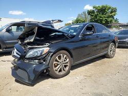 Salvage cars for sale from Copart Opa Locka, FL: 2017 Mercedes-Benz C 300 4matic