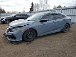 Salvage cars for sale at Bowmanville, ON auction: 2020 Honda Civic Sport