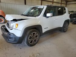 Salvage cars for sale at Lansing, MI auction: 2015 Jeep Renegade Limited