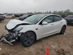 Salvage cars for sale from Copart Houston, TX: 2023 Tesla Model 3