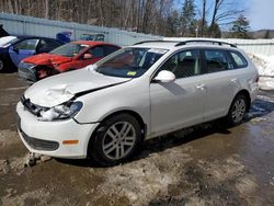 Salvage cars for sale at Center Rutland, VT auction: 2013 Volkswagen Jetta TDI