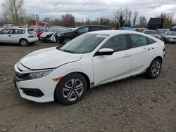Salvage cars for sale from Copart Woodburn, OR: 2016 Honda Civic LX