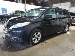 Salvage cars for sale at Blaine, MN auction: 2011 Toyota Sienna LE