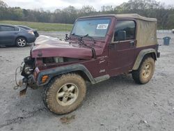 Salvage cars for sale from Copart Cartersville, GA: 2001 Jeep Wrangler / TJ Sport