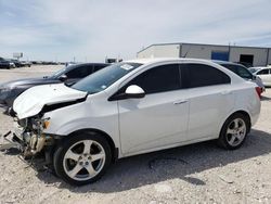 Chevrolet Sonic ltz salvage cars for sale: 2012 Chevrolet Sonic LTZ