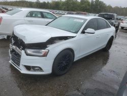 Salvage cars for sale from Copart Harleyville, SC: 2013 Audi A4 Premium Plus