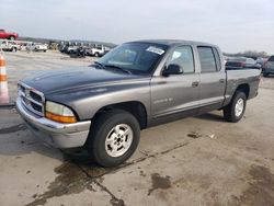 Salvage cars for sale from Copart Grand Prairie, TX: 2002 Dodge Dakota Quad SLT