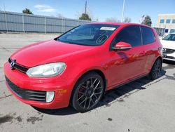 Salvage cars for sale from Copart Littleton, CO: 2013 Volkswagen GTI