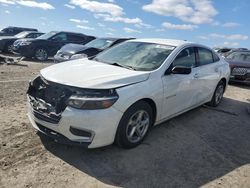 Chevrolet Malibu LS salvage cars for sale: 2016 Chevrolet Malibu LS