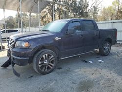 Salvage trucks for sale at Savannah, GA auction: 2007 Ford F150 Supercrew