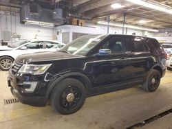 Vehiculos salvage en venta de Copart Wheeling, IL: 2017 Ford Explorer Police Interceptor