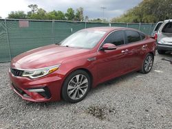 Salvage cars for sale at Riverview, FL auction: 2019 KIA Optima LX