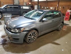 Salvage cars for sale from Copart Ebensburg, PA: 2016 Volkswagen Golf S/SE