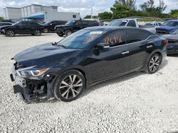 Nissan Maxima 3.5s salvage cars for sale: 2017 Nissan Maxima 3.5S