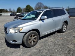 Vehiculos salvage en venta de Copart Mocksville, NC: 2010 Toyota Highlander